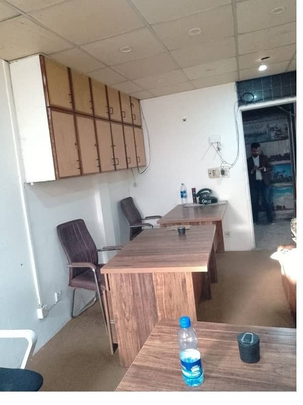 Fully Furnished Area 230 Square Feet Office Available For Rent Real Pictures in Main Boulevard Road Gulberg 3 Lahore 5