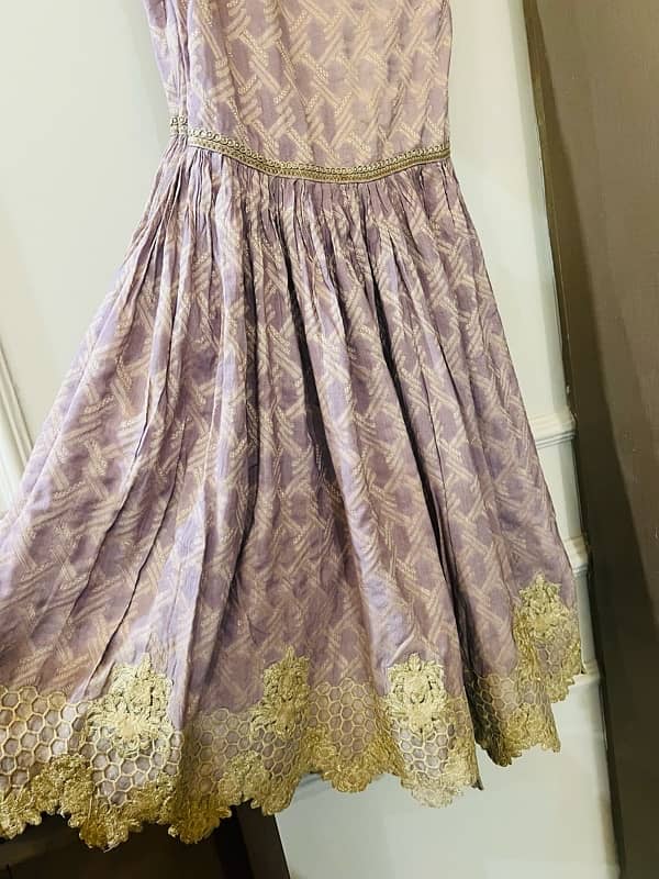 purple gharara  M size laam offical 4