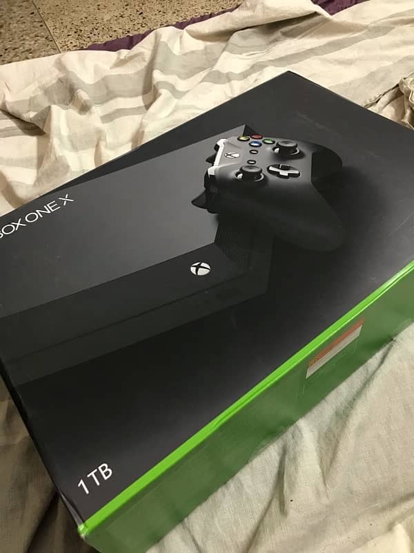 Xbox One X 1TB console 0