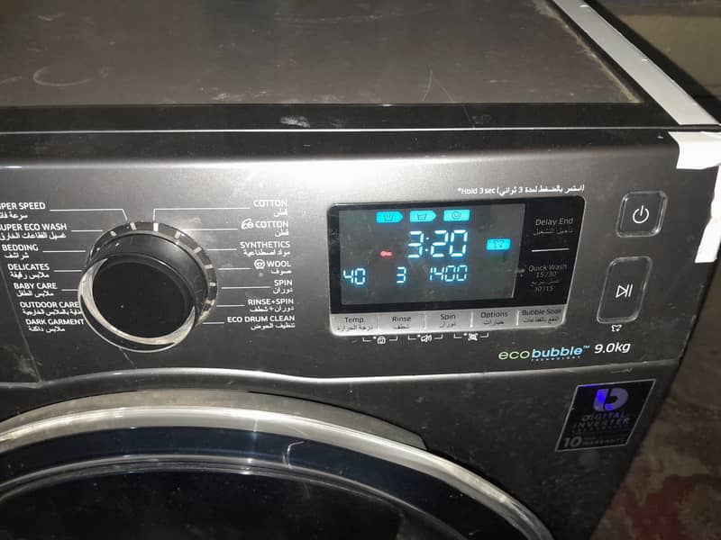 Samsung washing machine 9 kg front load 2