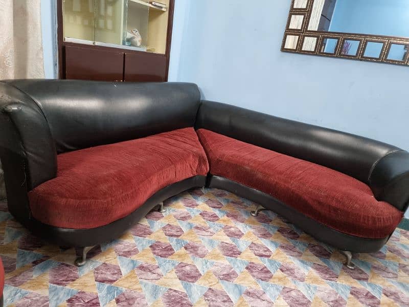 L Shaped corner sofa set 2