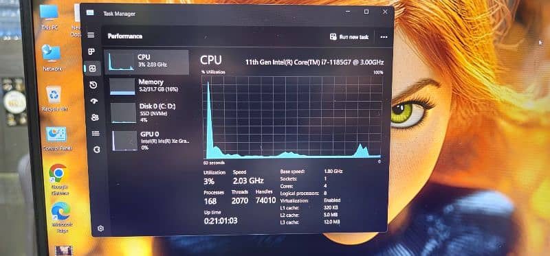 Dell Latitude 7520 Core i7 11th Generation 3.0 Ghz 15