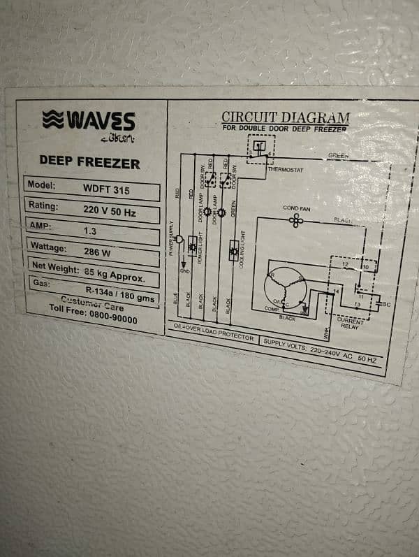 Waves triplet deep freezer 2