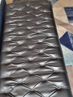 3 seater sofa in black colour