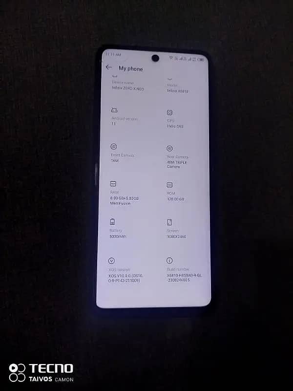 Infinix Zero X Neo 0