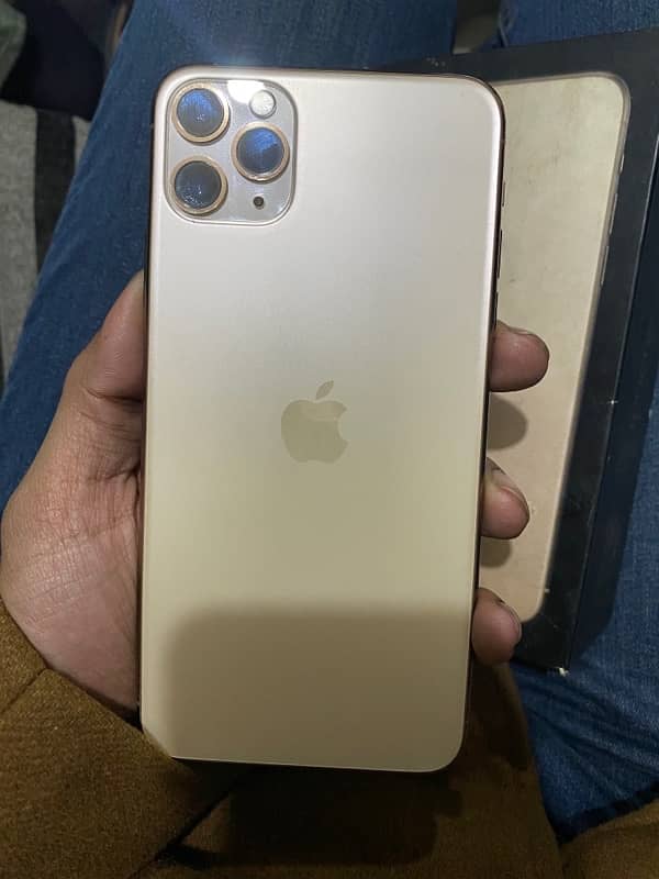 Iphone 11 pro max official pta approved 256 gb with box 2