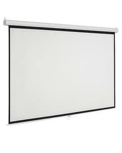 Panaflex Projector Screen With Wall Hanging Roller