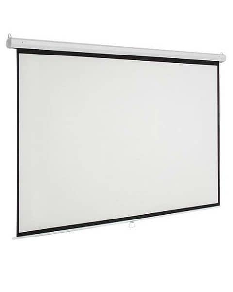 Panaflex Projector Screen With Wall Hanging Roller 0