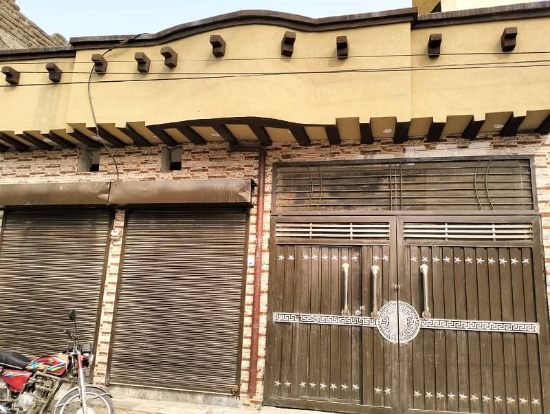 5 Marla House With 2 Shops Available In Sabri Darbar Street Chakri Road 0