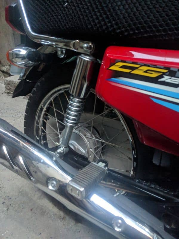 Honda cg 125 2024 all Punjab no 7