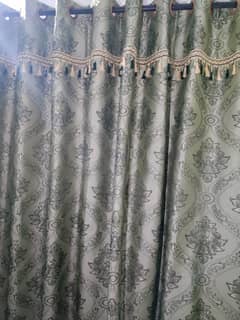 luxury curtains with 4 cushion