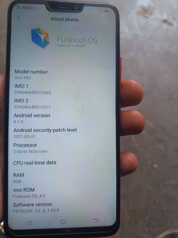 vivo y83 hi no 6gb 64 gb hi Bernd New hi 1