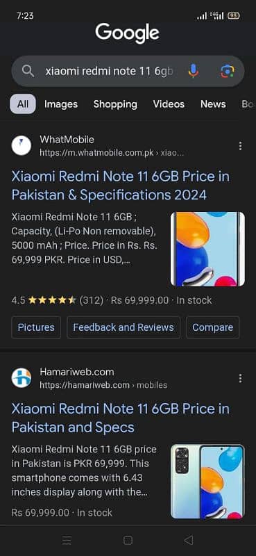 Xiaomi RedMi Note 11 8/128GB,*2Month WaRnty"ist Hand,Lusssshh 10/9.5,* 3