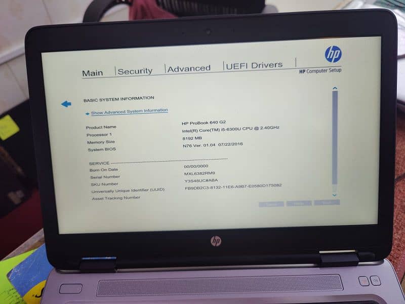 HP probook 640g2 4