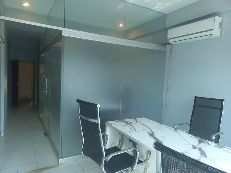 DEFENCE NEAR 26 STREET FULL FURNISHED OFFICE FOR RENT 24 TIMES WITH LIFT GENERATOR 5