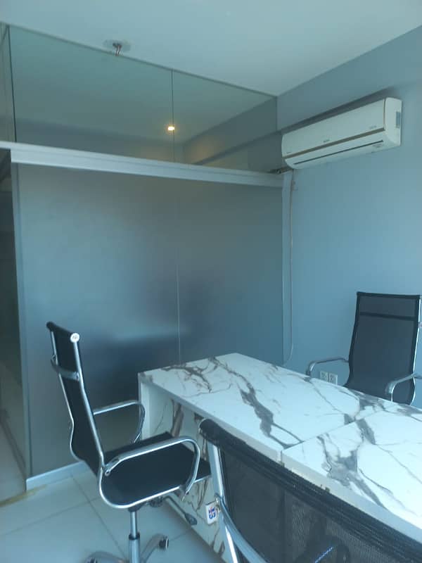 DEFENCE NEAR 26 STREET FULL FURNISHED OFFICE FOR RENT 24 TIMES WITH LIFT GENERATOR 9