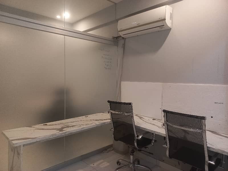 DEFENCE NEAR 26 STREET FULL FURNISHED OFFICE FOR RENT 24 TIMES WITH LIFT GENERATOR 24