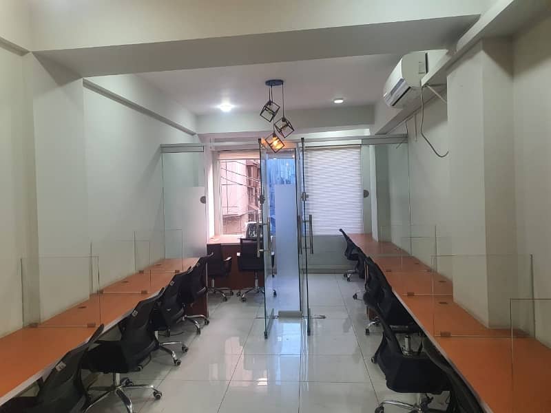 Vip Full Furnished Office For Rent 24&7 Time With Lift 8