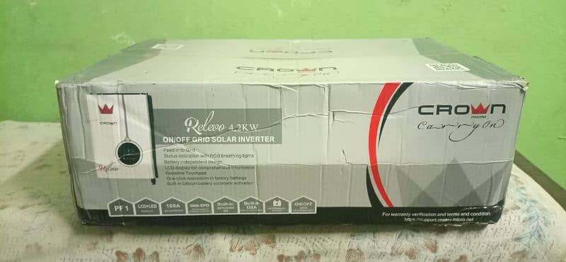 crown 4.2kw hybrid solar inverter (0300/93/81/323) 0