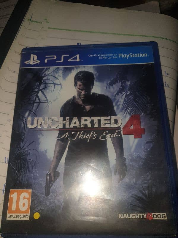 Ps4 game Uncharted 4 0