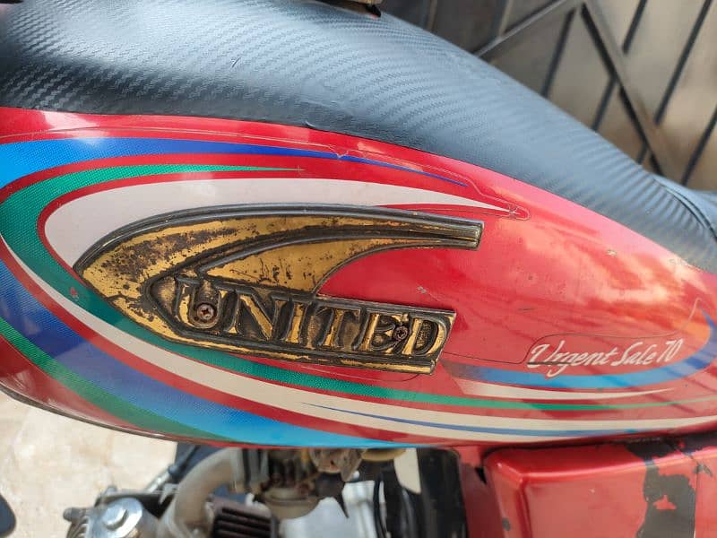 United 70 cc 2016 model for urgent Sale 5