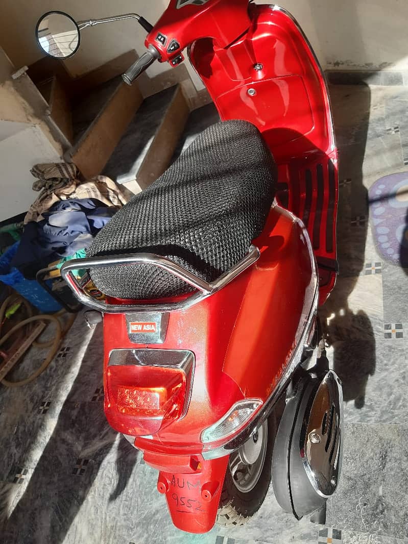 Brand new registered New Asia Ramza petrol scooter for sale 4