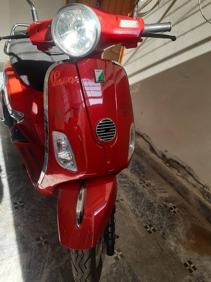 Brand new registered New Asia Ramza petrol scooter for sale 10