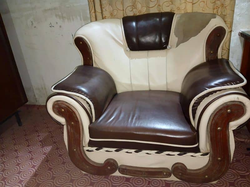 2 chairs with 3 seater sofa set completer 5 seater sofa set 1