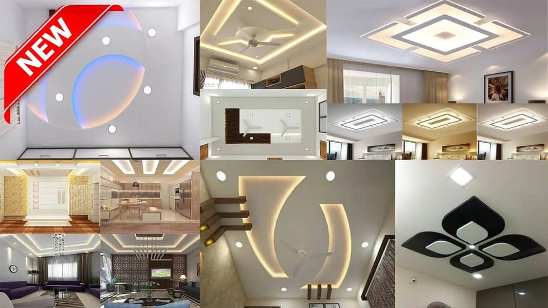 False Ceiling / Plastic Paris Ceiling /pop Ceiling / All Ceiling work 6