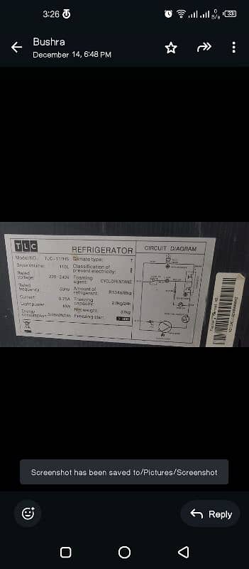 TCL refrigerator 1