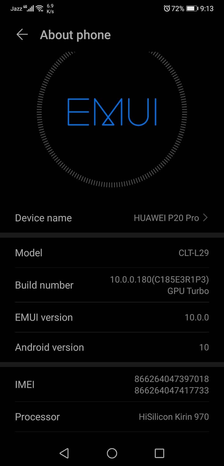 Huawei P20 Pro Non PTA 3