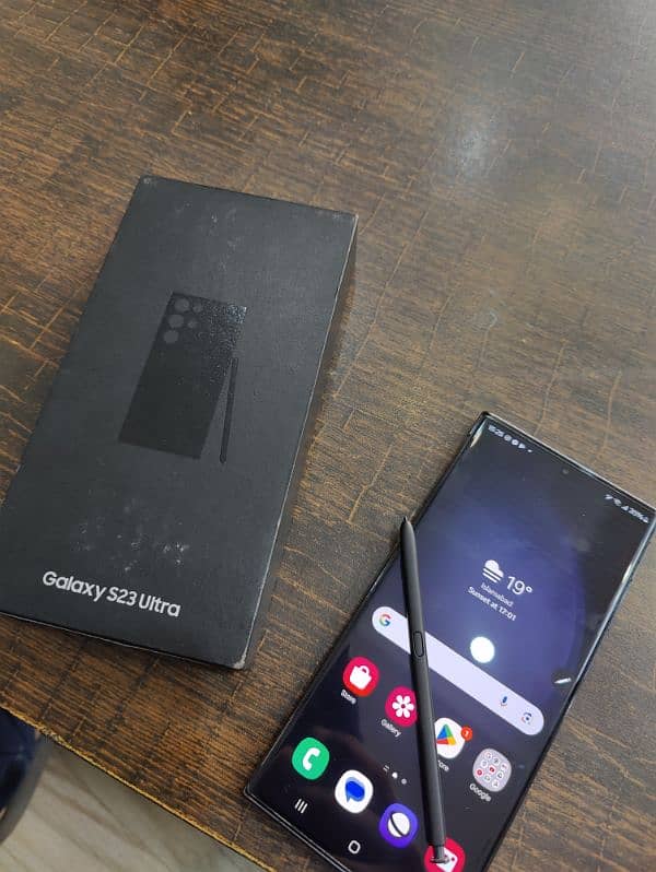 Samsung S23 ultra 12/256 official pta approved with box 7