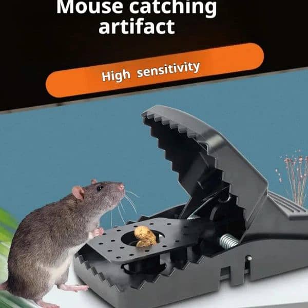 Heavy Duty Plastic Mouse trap Rat Catcher 1