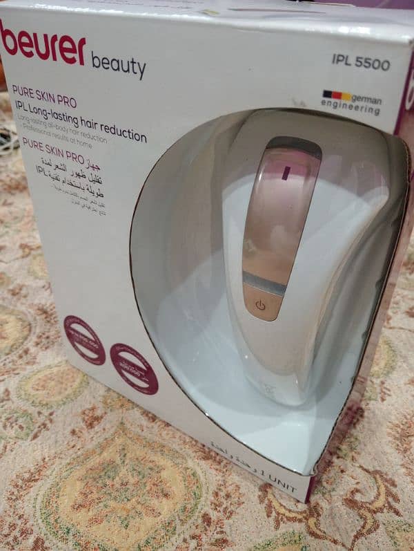 Beurer IPL 5500 Skin Laser Hair Removal Treatment Machine 0