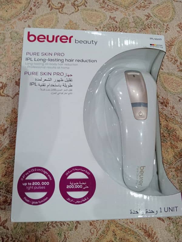 Beurer IPL 5500 Skin Laser Hair Removal Treatment Machine 1