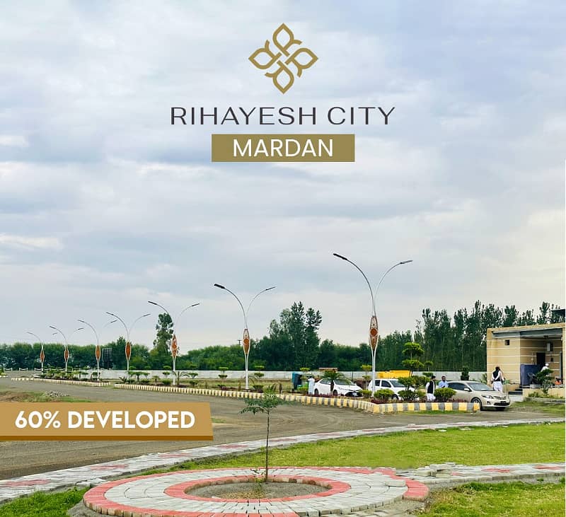 10 Marla Plot in Rihayish City Mardan near General Bus Stand(Commercial Hub) 3