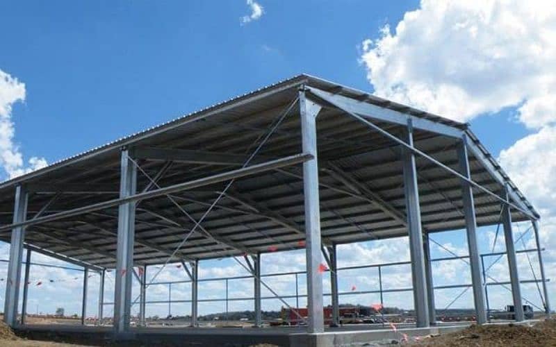 Cafe roofing - Canopy sheds - Wall mounted - Tensile car park 7