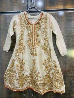 short frock with dupatta