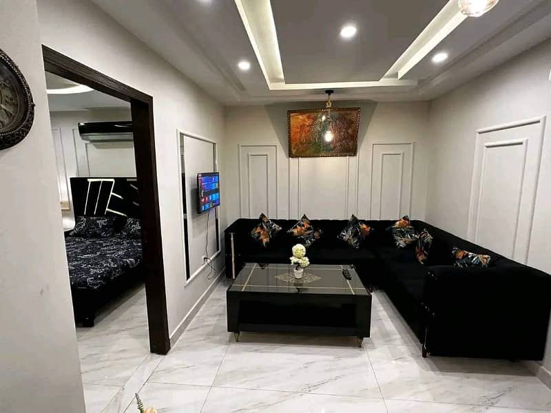 1 Bed luxury Furnished Flat Available for Rent In Bahria Town Lahore 2