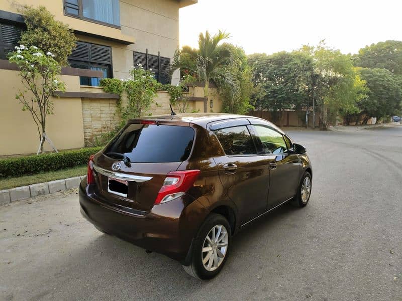 TOYOTA VITZ F 1.0 LIMITED EDITION MODEL 2014 REG. 2017 ORIGINAL BROWN 5