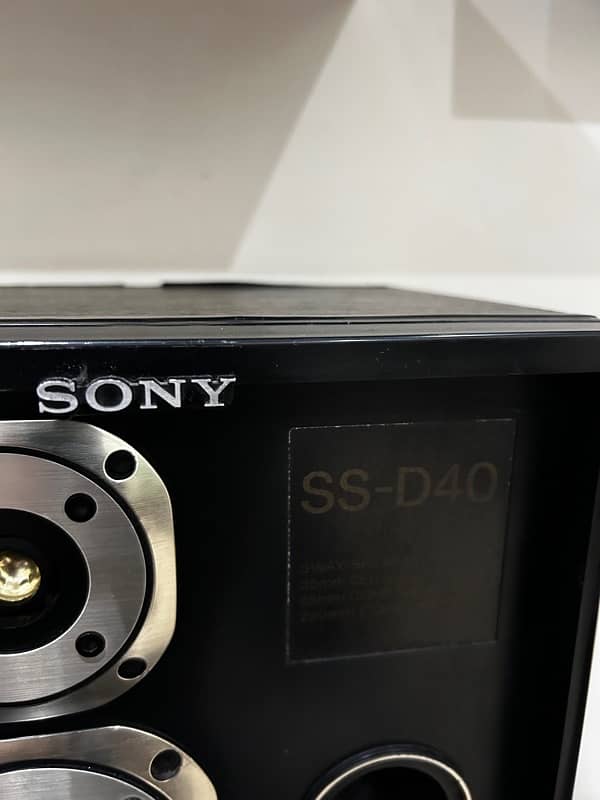 Sony Original SS-D40 Japani Speakers 8 Inch Excellent Sound 5