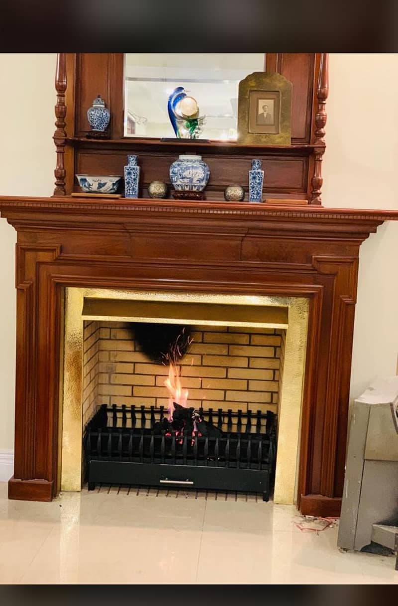 Marble fireplace - Electric fireplace - Fire decoration - Fire place 5