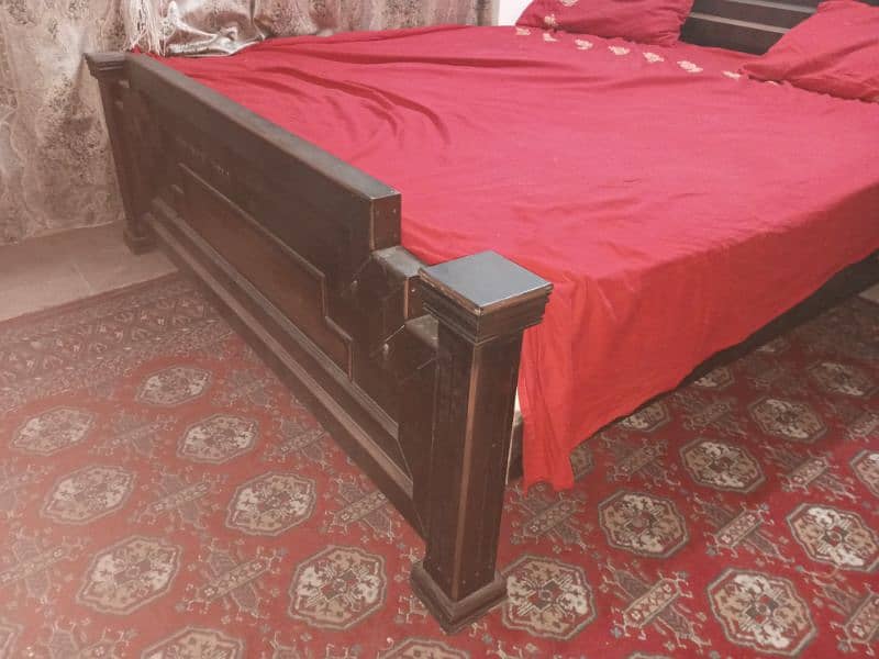 King bed with spring mattress 2