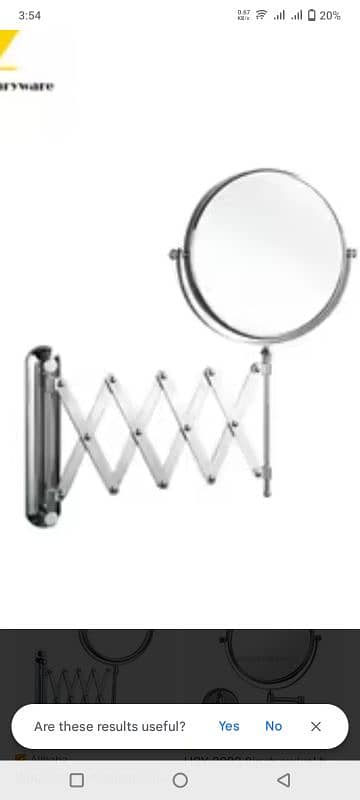 Expandable Bathroom Wall Mirror - Modern & Adjustable 1