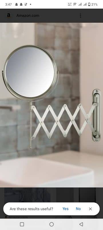 Expandable Bathroom Wall Mirror - Modern & Adjustable 3