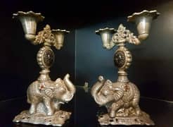 Handicraft Candle Stand Pair