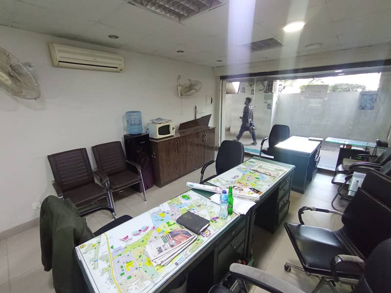 2 Side Open Shop/Office Available FOR RENT Best for Travel Agency & Money Exchange Phase 3 DHA 19