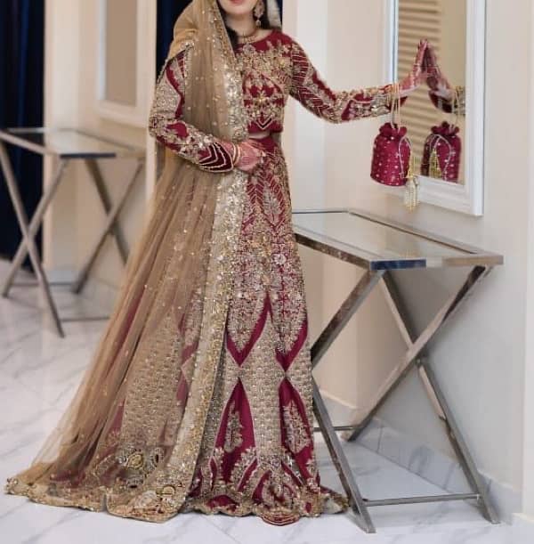 Bridal Barat and wedding dress . 1