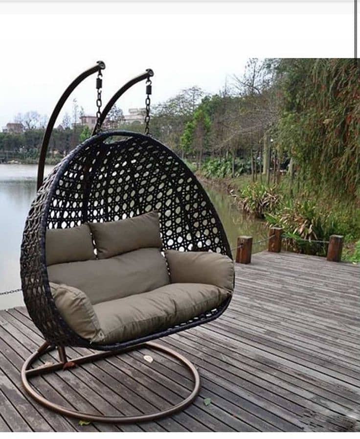 Swing Chair Jhoola, garden swing hanging swing jhula Macrame Swing 2