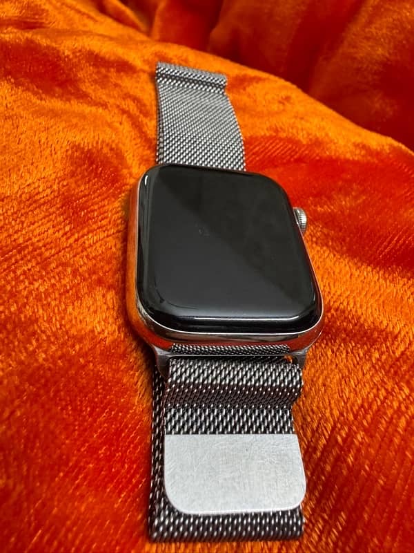 apple watch series 7 45mm stainless steel 0